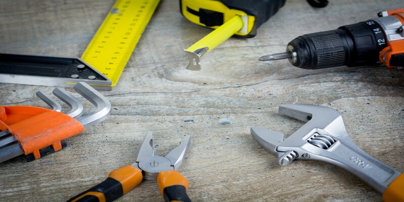 Hand tools for general property repairs
